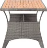vidaXL Gartentisch Grau 120x70x66 cm Akazie Massivholz Produktbild-Vorschau 2