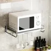 Nerezová police na mikrovlnnou troubu, nástěnný držák na Náhled obrázku produktu 3