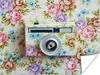 MuchoWow® Poster Kamera - Camouflage - Blumen 160x120 cm - Produktbild-Vorschau 1