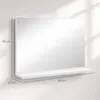 Wandmontierter Badezimmerspiegel mit Ablage, modernes und Produktbild-Vorschau 5