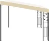 vidaXL Wand-Pavillon 4x3x2,5 m Cremeweiß Produktbild-Vorschau 3