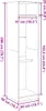 vidaXL Kleiderschrank Artisan-Eiche 50x50x200 cm Produktbild-Vorschau 8