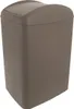 Mülleimer 40 Liter, mattbraun, aus PP-Kunststoff mit Produktbild-Vorschau 1