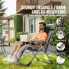 SucceBuy 33-calowy fotel o zerowej grawitacji, szary. Podgląd zdjęcia produktu 2