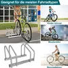 Fahrradständer für 2-6 Fahrräder, Aufstellständer Fahrrad Produktbild-Vorschau 4