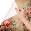 Muralo Vlies Fototapete bunte Blumen Pflanzen Vintage Retro Produktbild-Vorschau 5