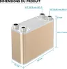 Wiltec Échangeur de chaleur thermique avec 60 plaques – 191 Voir les images du produit 6