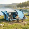 Outsunny tunnel tent, geschikt voor 4 personen, familie Productafbeelding-voorbeeld 2