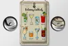 Blechschild Spruch Cocktails Mojito Martini Margarita Produktbild-Vorschau 2