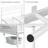 Łóżko metalowe Yaheetech Rama łóżka z zagłówkiem Rama łóżka Podgląd zdjęcia produktu 8