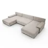FurMeb24 ECKSOFA LAVANO U-form 348 x 188 cm CREMEFARBEN - Produktbild-Vorschau 5