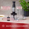 Stabmixer - leistungsstarkes Set 1500W tragbar schwarz/grau Produktbild-Vorschau 2