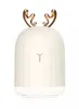 A white humidifier shaped like a deer with gold antlers. Náhled obrázku produktu