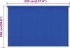 Store roulant d'extérieur 355 (l) x 230 (H) cm bleu HDPE Voir les images du produit 6