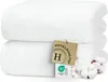 2er Set Badetücher, 100% Baumwolle, 100x150 cm, weiß, extra Produktbild-Vorschau 1