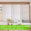 12 Stücke 3D Wall Panels, 3D Optik Diamant, Hochsteifes Produktbild-Vorschau 3