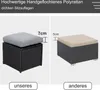 MEXO Gartenmöbel-sets Terrassenmöbel Set, Rattan Eckbänke Produktbild-Vorschau 5