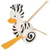 Goki Holz Schiebetier Zebra-Ente - buntes Spielzeug Tier Produktbild-Vorschau 3