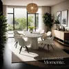 Otočné kreslo Snug čalúnené, zamatový vzhľad 58 x 58 x 82 Náhľad obrázku produktu 8