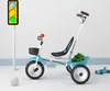 Kinderdreirad mit Schiebestange,Pedal-Freilauf, Produktbild-Vorschau 4