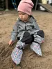 HECKBO Baby Regenfüßlinge mit Vlies Regenbogen – Produktbild-Vorschau 2