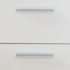Niedriges Sideboard – Mattweiß – 4 Türen, 3 Schubladen – Produktbild-Vorschau 9