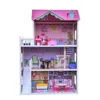 4iQ Große Holzpuppenhaus JULIA 84x34,5x124 cm mit Zubehör Produktbild-Vorschau 4