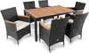 A set of outdoor dining furniture, including a table and six chairs, arranged on a white background. Náhľad obrázku produktu