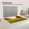 KitchenYeah© Herdabdeckplatte Blumen - Berg - Sonne , Produktbild-Vorschau 3