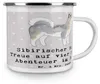 Mr. & Mrs. Panda Teetasse Sibirischer Husky - Grau Pastell Produktbild-Vorschau 3