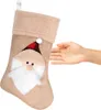A hand is shown next to a Christmas stocking with a Santa Claus design. Produktbild-Vorschau