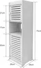 Badschrank Badregal Toilettenschrank Badezimmer Toilette Produktbild-Vorschau 5