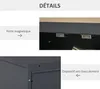 HOMCOM Armoire de bureau à 3 niveaux, meuble de rangement Voir les images du produit 6