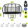 Trampolin 487 cm für Kinder – Mit Innennetz, Leiter und Produktbild-Vorschau 11