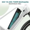 PiXELPiLOT E Bike 26 Zoll, City E-Bikes mit 250W Heckmotor, Produktbild-Vorschau 4