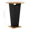VidaXL 313463, Schwarz, 600 mm, 600 mm, 1100 mm Produktbild-Vorschau 5