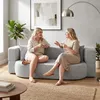 HOMCOM 2 in 1 Divano Letto 2 Posti con 2 Cuscini Anteprima dell’immagine prodotto 8