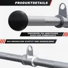 GORILLA SPORTS® Gerade Stange - mit Drehgelenk und Gummi Produktbild-Vorschau 2