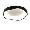 A modern LED ceiling light with a black metal frame and a white diffuser. Produktbild-Vorschau