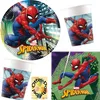 Spiderman Team Up Partyset 36tlg. Teller Becher Servietten Produktbild-Vorschau 1