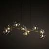Pendelleuchte Metall Rauchglas G9 H: max. 141 cm Beige Produktbild-Vorschau 6