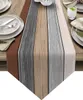 Tischläufer Modern Rustikal Gestreift Holz Textur Produktbild-Vorschau 1