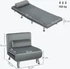 HOMCOM-Schlafsessel-Samtimitat(100% Polyester), Stahl-75L x Produktbild-Vorschau 7