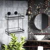 SEPIO Duschablage Schwarz, Badezimmer Organizer Flach, Produktbild-Vorschau 2