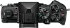Top view of a black digital camera. Podgląd zdjęcia produktu
