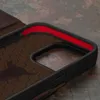 TORRO iPhone 15 Pro Leder-Wallet-Hülle – Dunkelbraun Produktbild-Vorschau 5