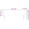 vidaXL Kopfteil mit Ohren Cappuccino-Braun 203x23x78/88 cm Produktbild-Vorschau 10