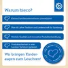 Marketing image with text highlighting company values and product benefits. Produktbild-Vorschau