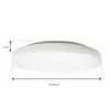 Prios LED-Deckenlampe Artin, Ø 33 cm, weiß, CCT, IP65 Produktbild-Vorschau 4