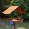 Maxito Vogelhaus mit Ständer wetterfest aus Metall und Produktbild-Vorschau 1